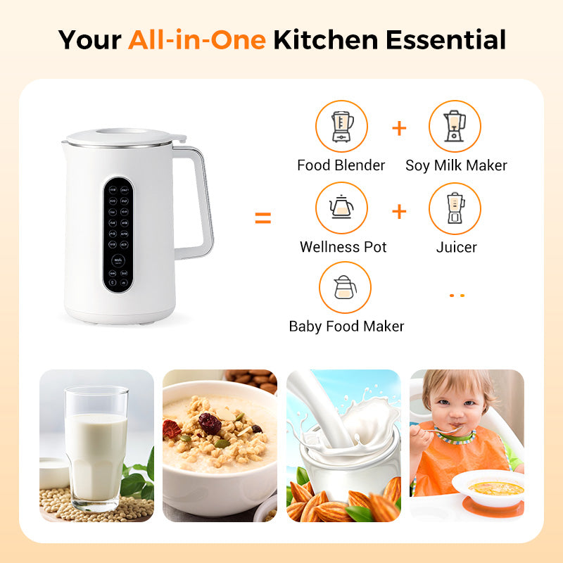 🎁Hot Sale 52% OFF⏳Multi-Functional Nut Milk Maker Machine