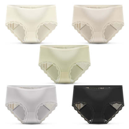 Women's Soft Lace Mid-Rise Panty