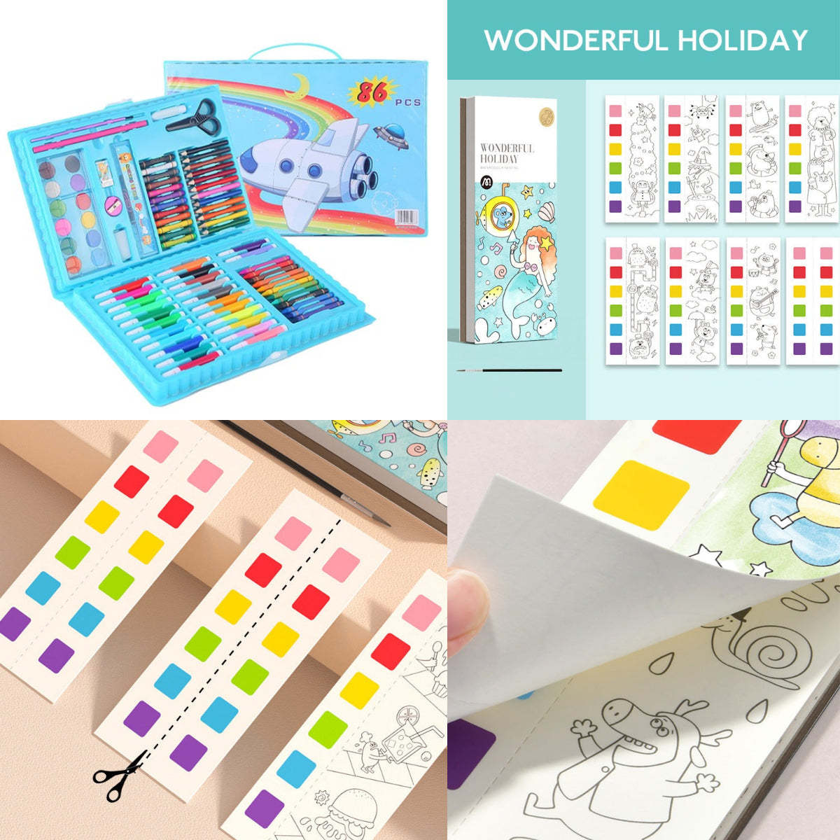 💗Deluxe 6-In-1 Art Creativity Set🎁The Best Present For Kids