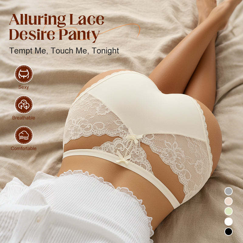 Women's Soft Lace Mid-Rise Panty