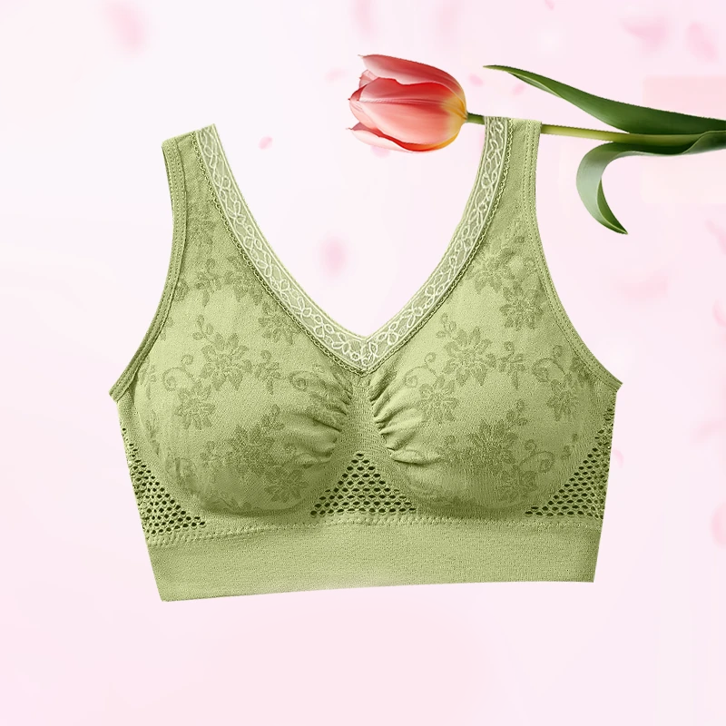 【✨1+1 Free - 2 Pcs】Pure Cotton Buttonless Comfy Lifting Bra
