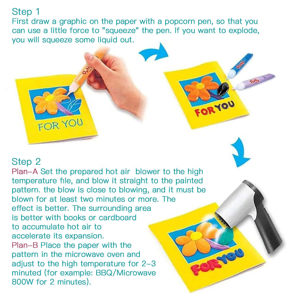 🎄 DIY Bubble Popcorn Drawing Pens
