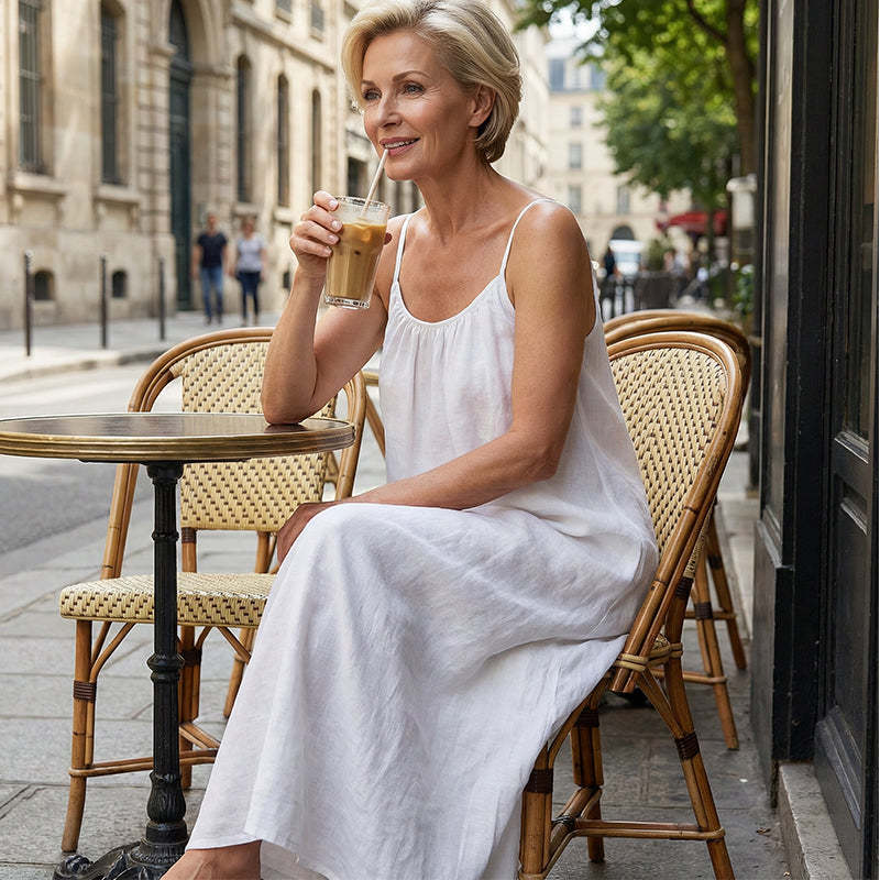 🏖️💕20K+ SOLD!⚡Women's Casual Backless Spaghetti Strap Maxi Dress🌟🌊