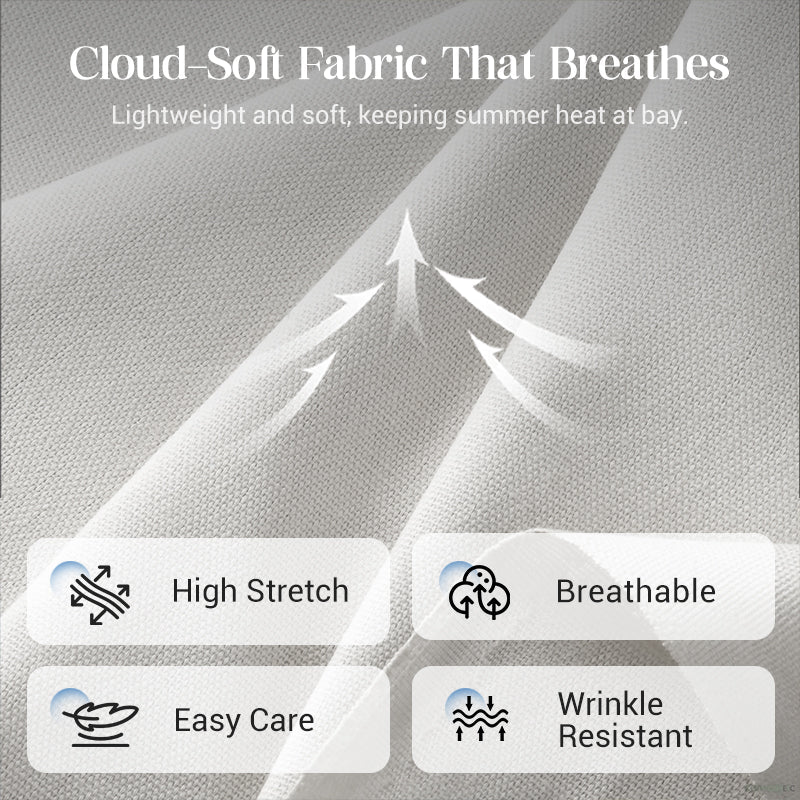 Women's Casual Loose Cotton Linen Breathable Capri Pants