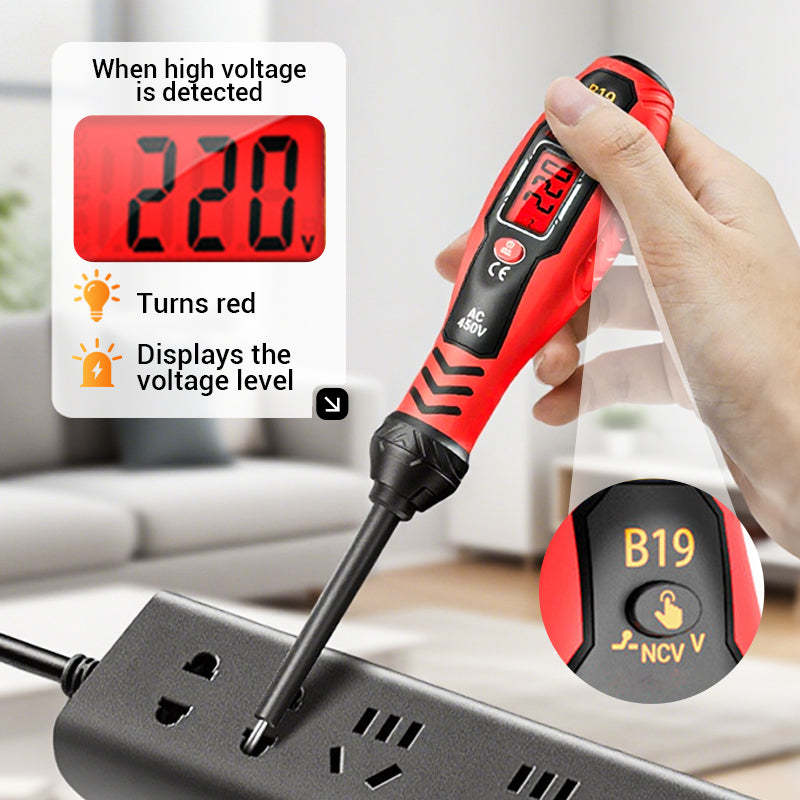 ✍️⚡Intelligent Non-Contact Voltage Tester - Safe & Efficient Electrician's Best Tool💡