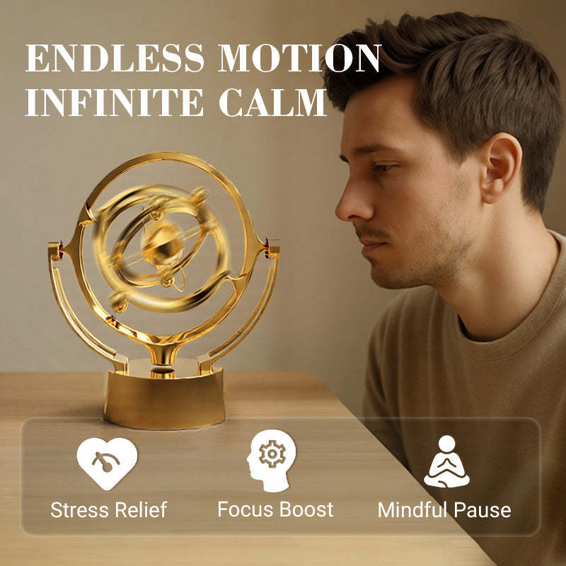 🌏Electronic Perpetual Motion Swing Ball - Desktop Ornament