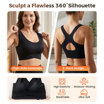 💖✨ All-Day Comfort Meets Perfect Shape! Criss-Cross Lift & Sculpt Bra👚⚡️