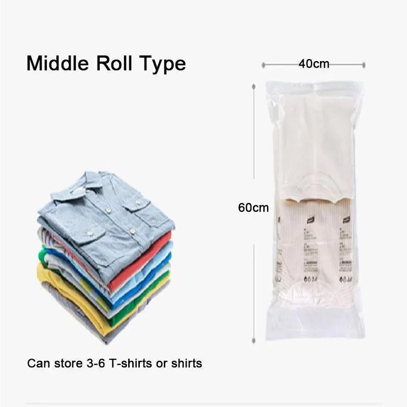 5PCS Reusable Vacuum-Free Compression Storage Bags-10