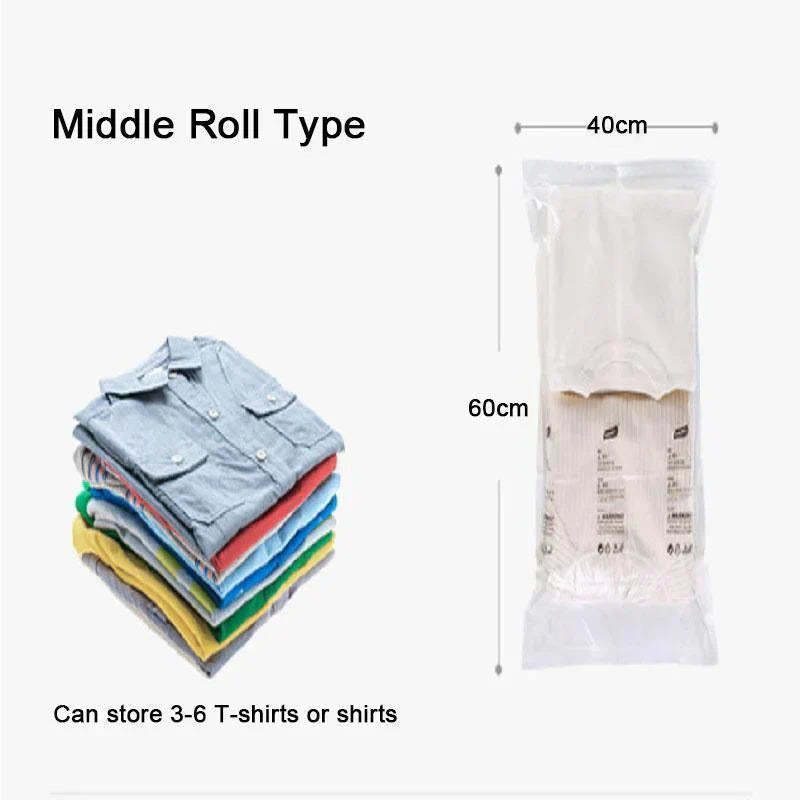 5PCS Reusable Vacuum-Free Compression Storage Bags-10