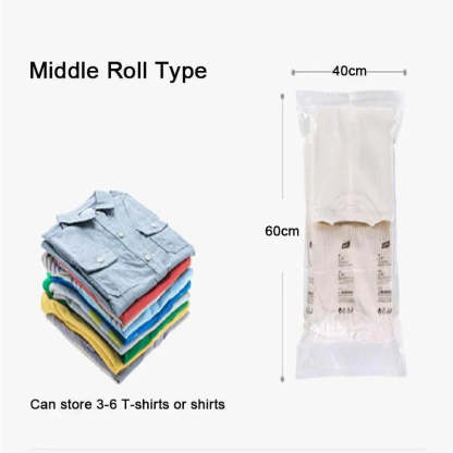 5PCS Reusable Vacuum-Free Compression Storage Bags-10