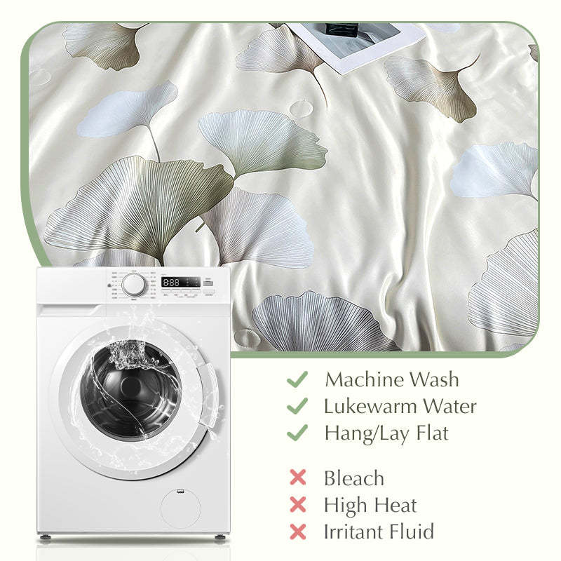 Cooling Breathable Floral Bed Sheet 4-Piece Set