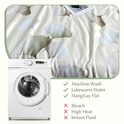 Cooling Breathable Floral Bed Sheet 4-Piece Set