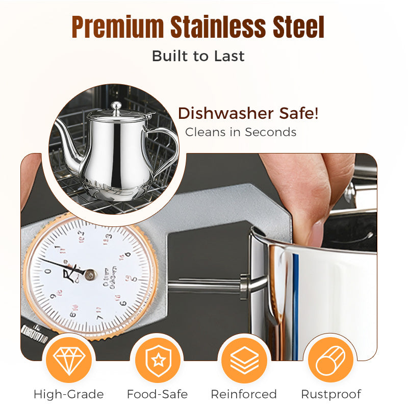 🔥Limited-Time Promotion🔥Stainless Steel Oil Filter Pot
