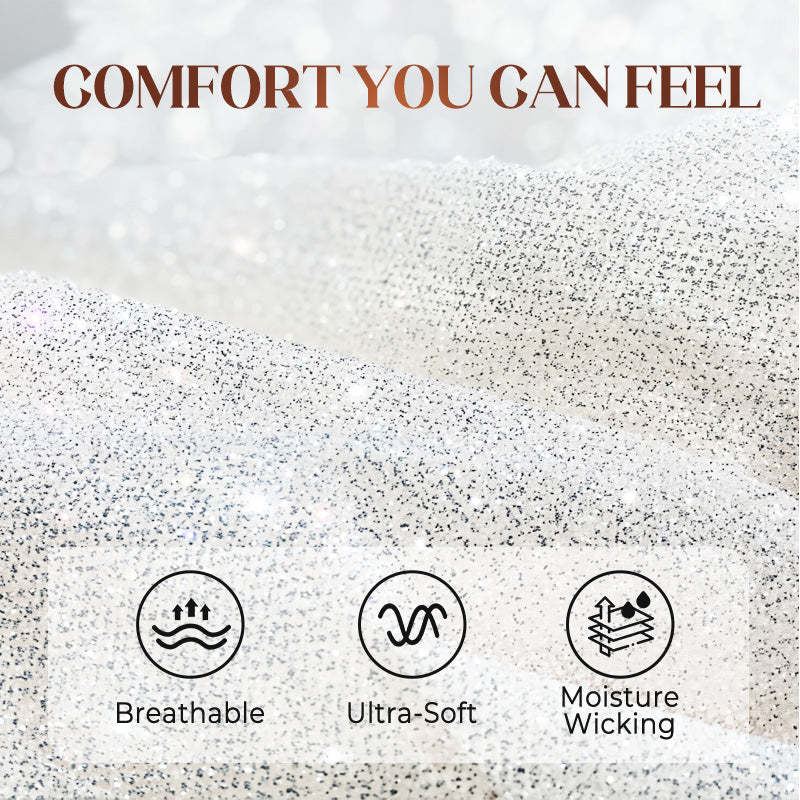 ✨Sequin Blazer And Wide Trousers For Women (3-piece Set)