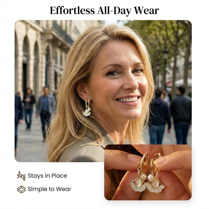 🔥Delicate Ginkgo Leaf Earrings for Women -💖 Romantic Valentine's Day Gift