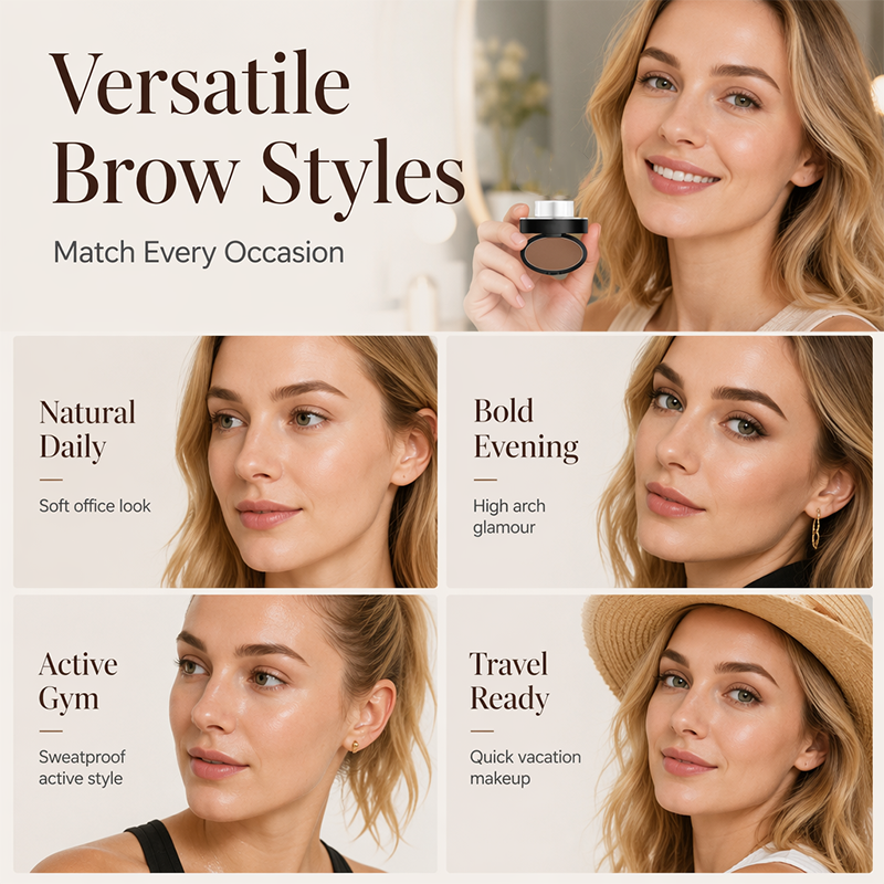 Versatile brow styles eyebrow stamp