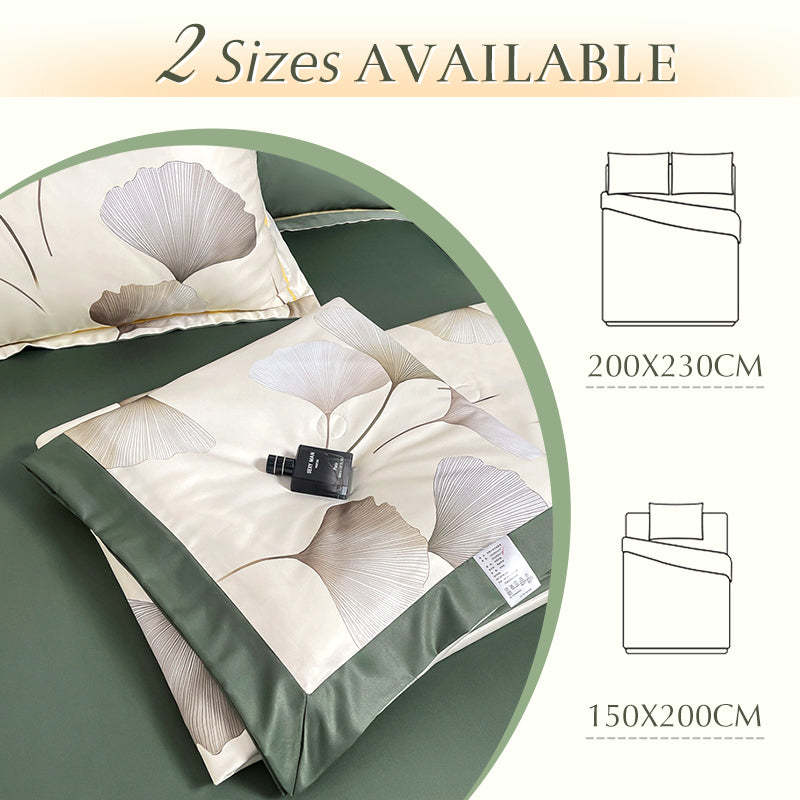 Cooling Breathable Floral Bed Sheet 4-Piece Set