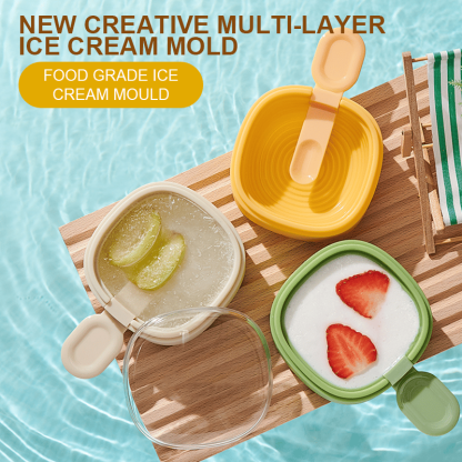 🍦New Creative Multi-Layer Ice Cream Mold✨
