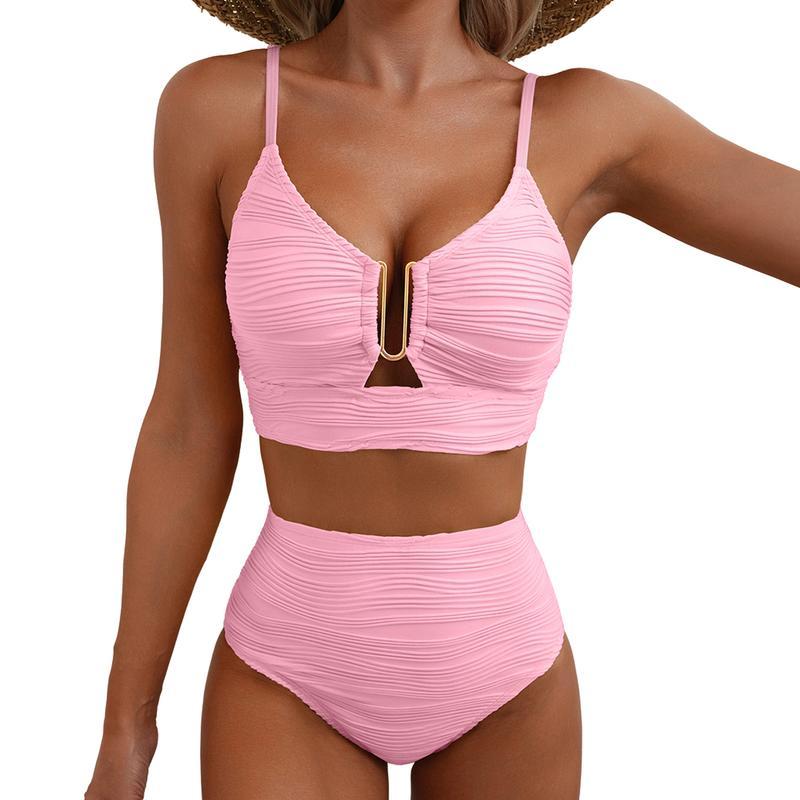 Women's Push Up High Waist Bikini