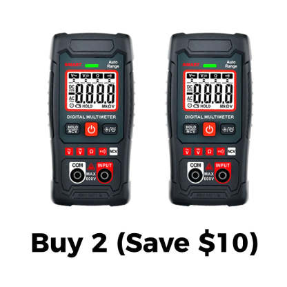 🔧⚡️ Smart Anti-Burn Multimeter! 4000-Count Auto-Ranging, Palm-Sized Zero-Fail Measurement Tool ✨