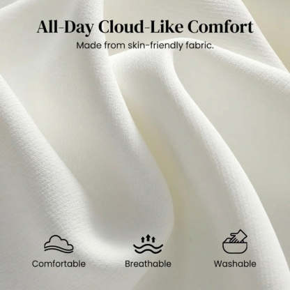 Women’s Casual V-Neck Top & High Waist Pants 2-Piece Set