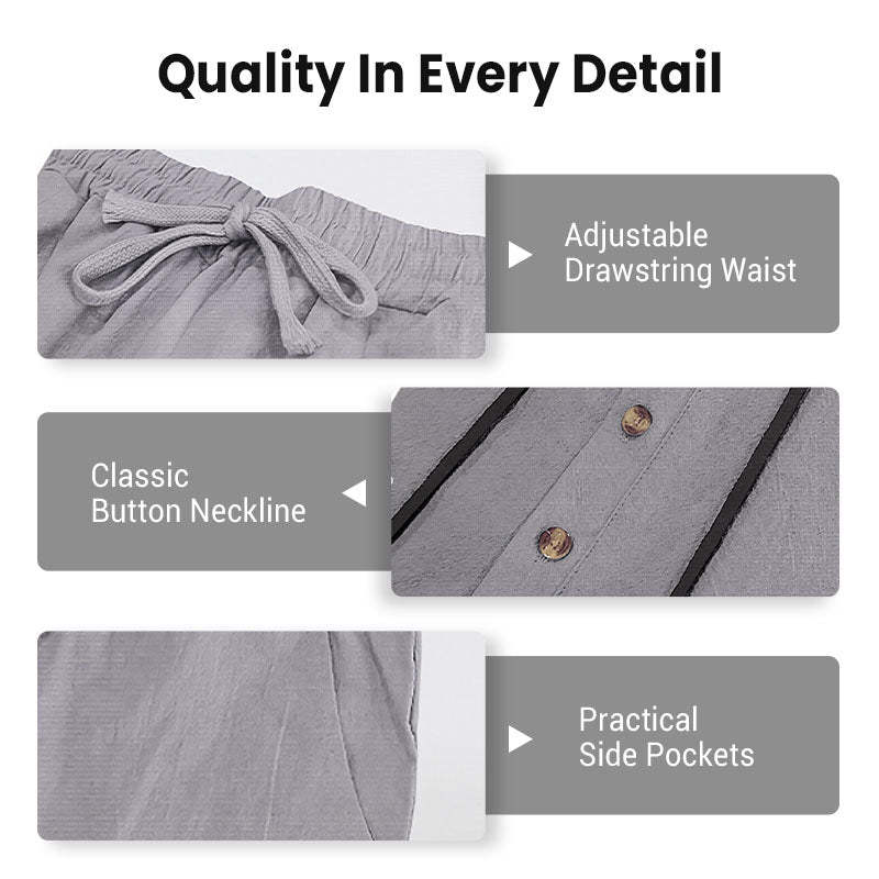 💥Men's Hooded Casual Loose Top & Pants 2-Piece Set