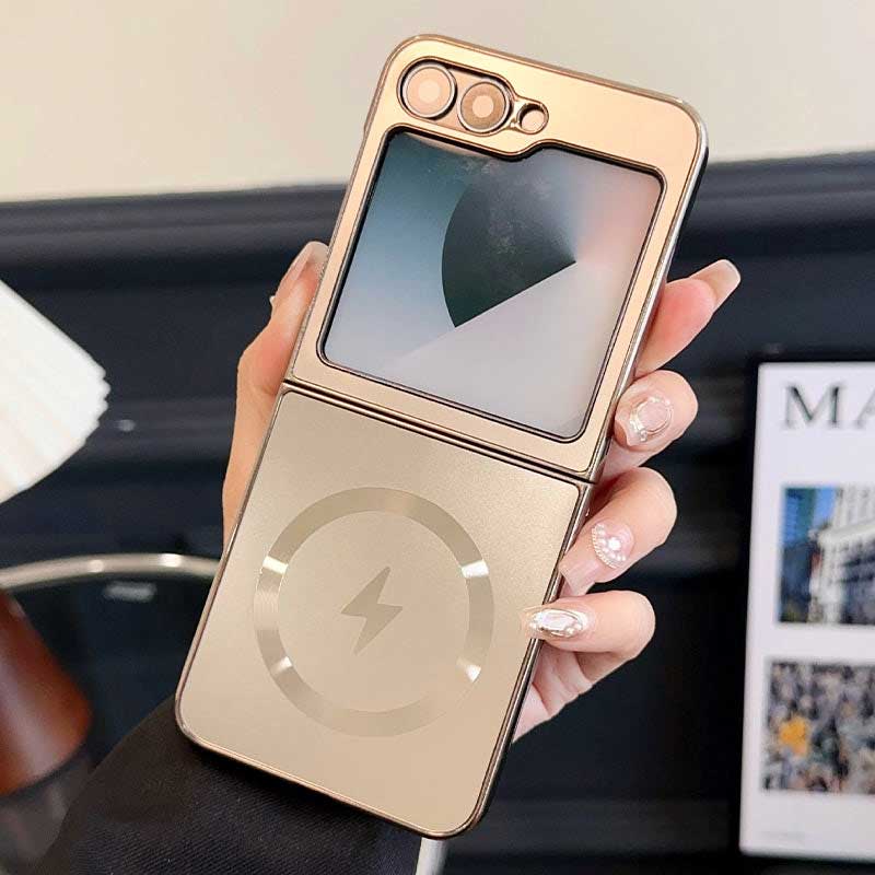 🔥Electroplated Frosted Magnetic Case Cover for Samsung Flip Series
