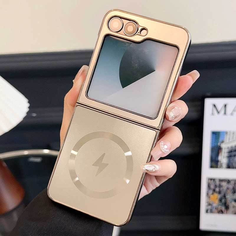 🔥Electroplated Frosted Magnetic Case Cover for Samsung Flip Series