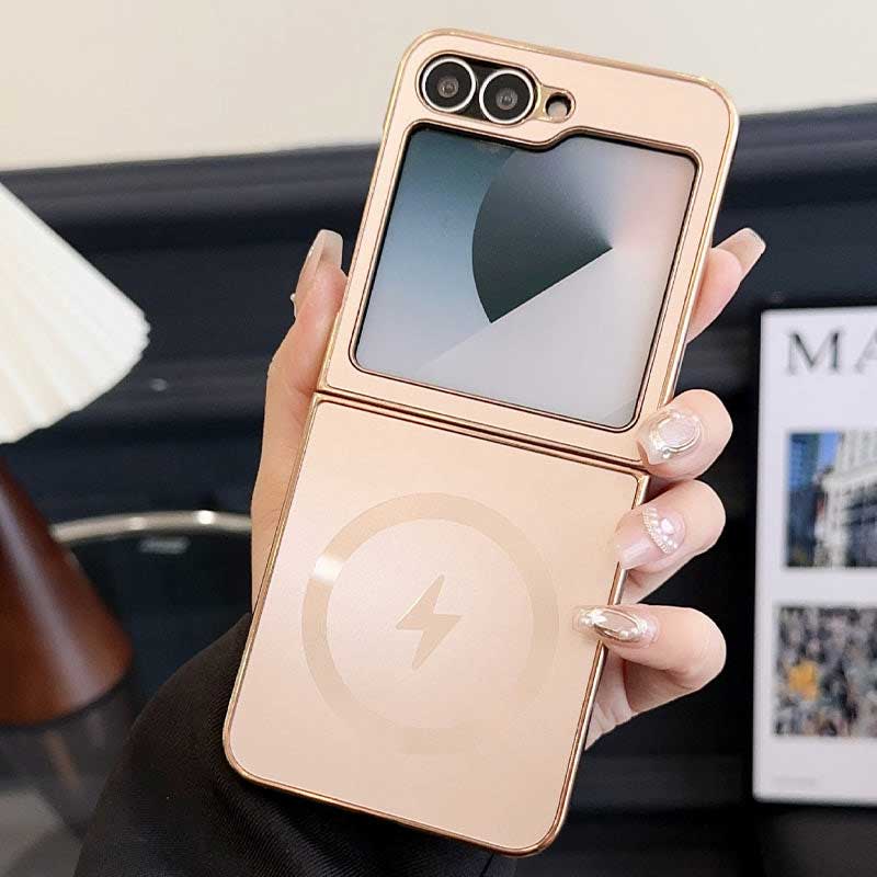🔥Electroplated Frosted Magnetic Case Cover for Samsung Flip Series