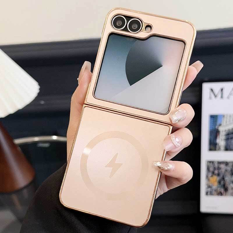 🔥Electroplated Frosted Magnetic Case Cover for Samsung Flip Series