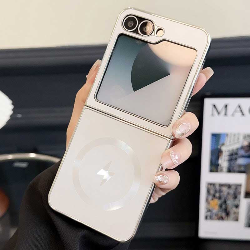 🔥Electroplated Frosted Magnetic Case Cover for Samsung Flip Series