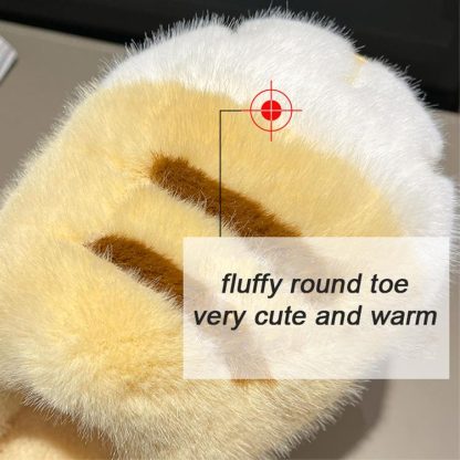 Winter Fluffy Plush Warm Slippers