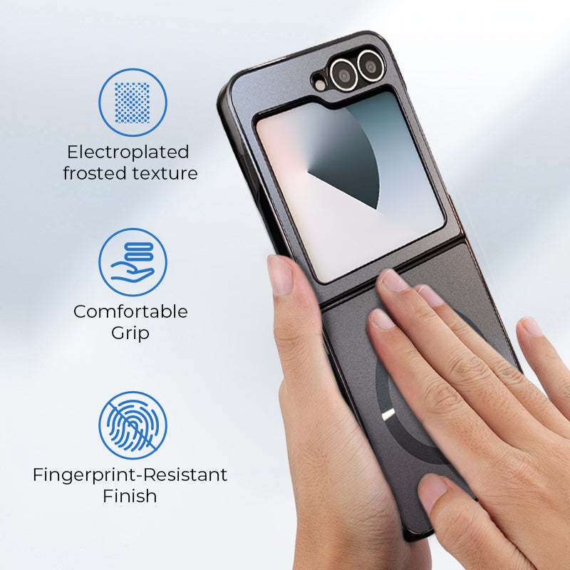 🔥Electroplated Frosted Magnetic Case Cover for Samsung Flip Series