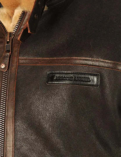 SHEEPSKIN BOMBER JACKET