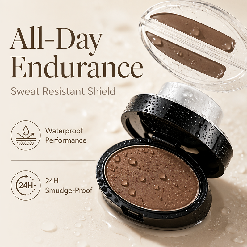 All-day endurance eyebrow stamp powder