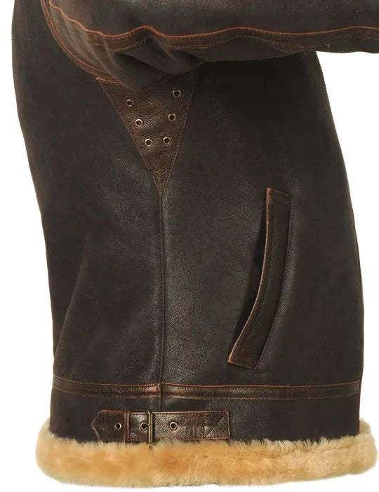 SHEEPSKIN BOMBER JACKET