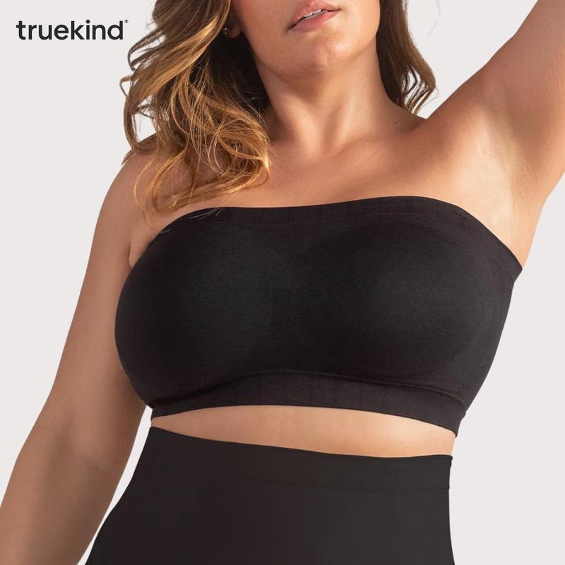 🤎Convertible Strapless Bandeau Bra with Wireless Comfort, Anti-Slip Grip & Removable Straps