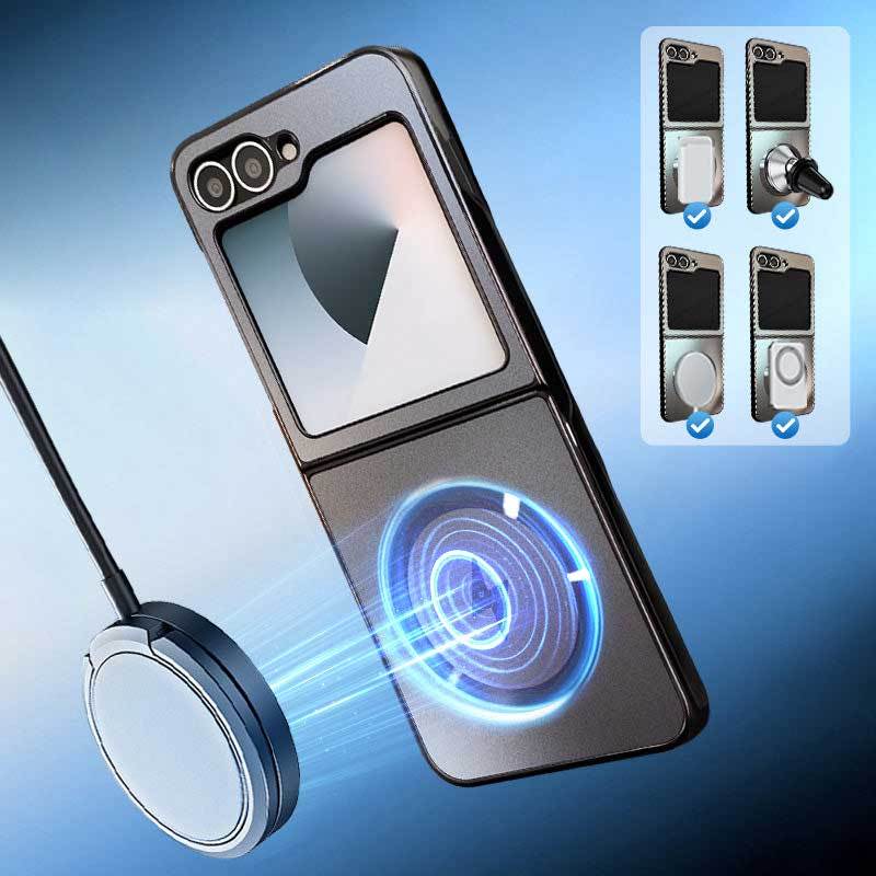 🔥Electroplated Frosted Magnetic Case Cover for Samsung Flip Series