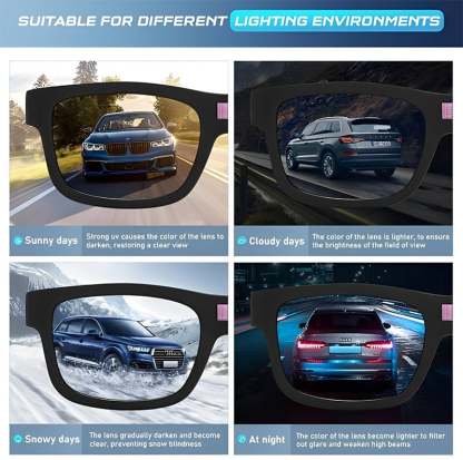 🕶️Smart Photochromic Polarized Sunglasses
