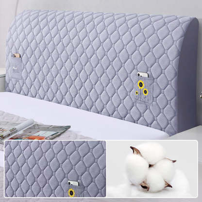 💥Bed Headboard Stretchy Padded Cover
