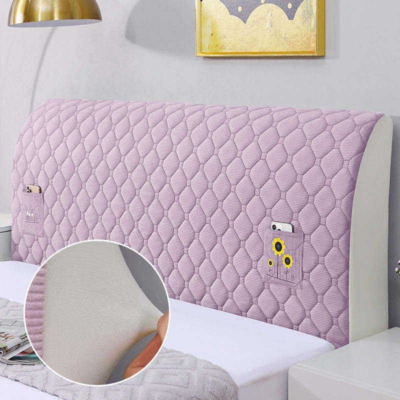 💥Bed Headboard Stretchy Padded Cover
