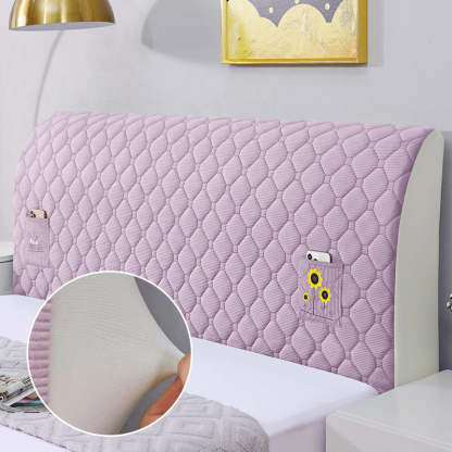 💥Bed Headboard Stretchy Padded Cover
