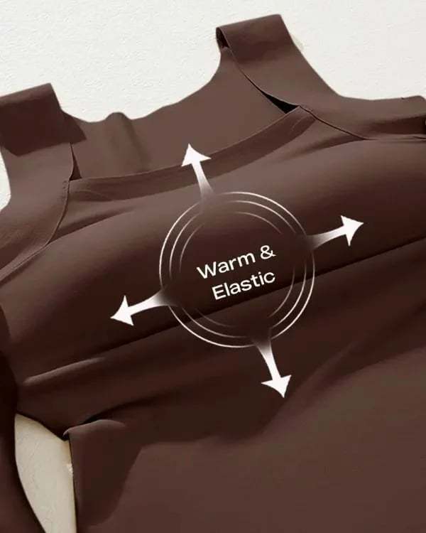 🔥💐Women's U Neck Thermal Tank Tops with Built-In Bra