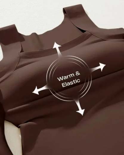 🔥💐Women's U Neck Thermal Tank Tops with Built-In Bra