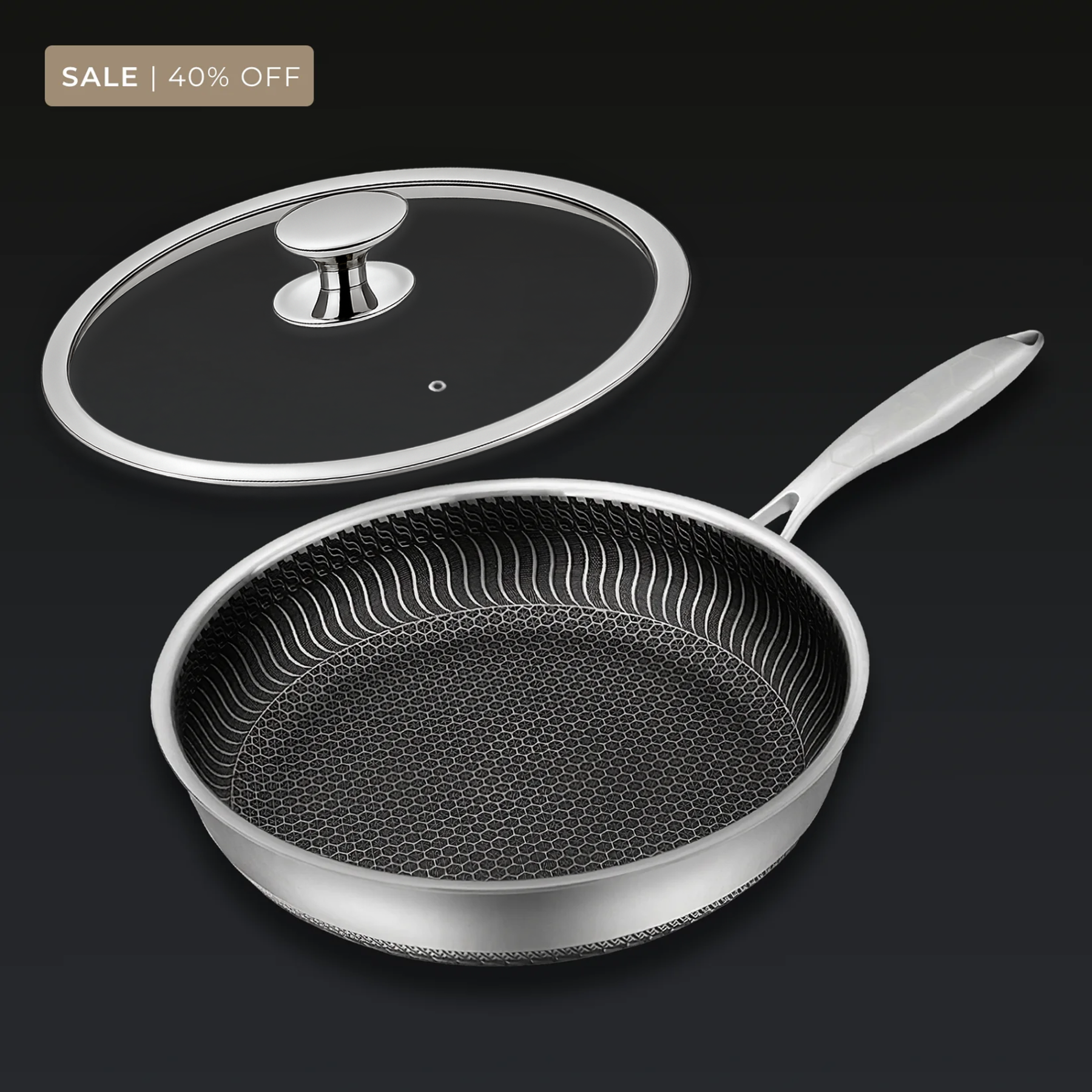 ⏳Time-limited Special⏰Premium Non-Stick Pan with Lid🍳