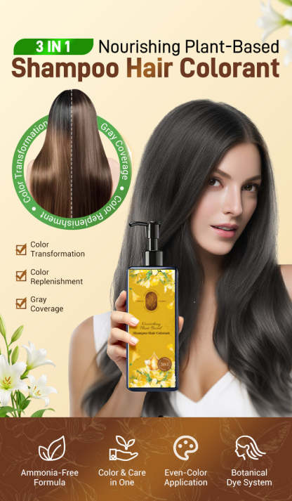 🔥Buy 2 Get 1 Free🔥Nourishing Plant-Based Hair Color
