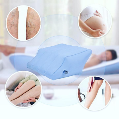 💥🛏️Inflatable Leg Pillows On The Bed To Prevent Varicose Veins