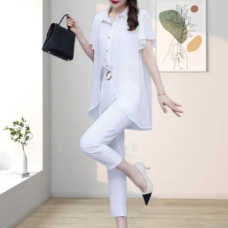 🔥Women's Chiffon Business Two-Piece for Summer