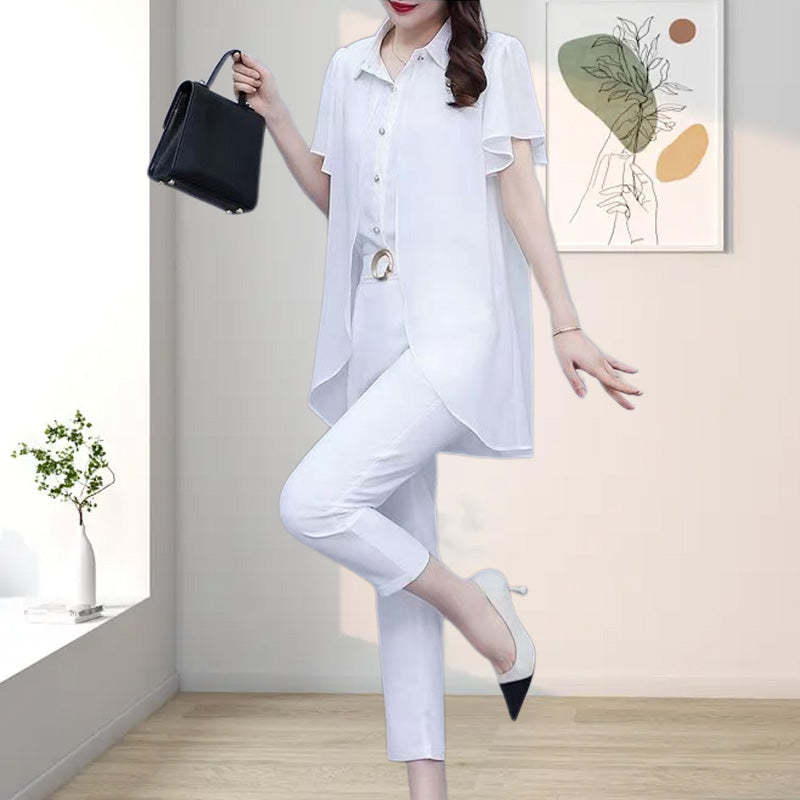 🔥Women's Chiffon Business Two-Piece for Summer