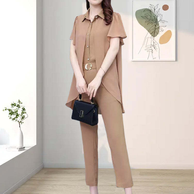 🔥Women's Chiffon Business Two-Piece for Summer